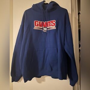 NFL Team Apparel New York Giants Hooded Sweatshirt - Blue - Size L - NWOT